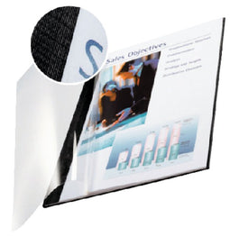 Leitz - Inbindomslag leitz 7mm zachte kaft zwart