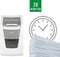 Leitz IQ Autofeed 100 Stille Papierversnipperaar P-4 Snippers voor Thuis/Thuiswerkplek - Invoer tot 100 A4 Vellen - Wit