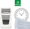 Leitz IQ Autofeed 100 Stille Papierversnipperaar P-5 Micro voor Thuiskantoor/Thuiswerkplek - Invoer tot 100 A4 Vellen - Wit