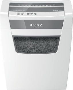 Leitz IQ Home Office Papierversnipperaar voor Thuis - P-4 Cross Cut Snippers - Invoer tot 10 A4-Vellen - Wit