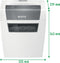 Leitz IQ Home Papierversnipperaar - Ideaal voor Thuiskantoor - P4 - Tot 6 vel - Wit