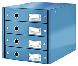 Leitz - Ladenbox leitz wow click store 4 laden bl | 3 stuks