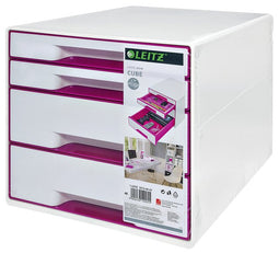 Leitz - Ladenbox leitz wow roze | 24 stuks