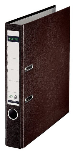 Leitz - Ordner leitz a4 50mm pp bruin | 20 stuks