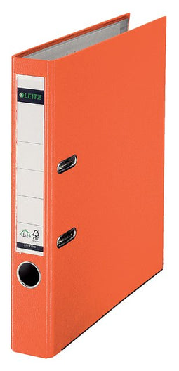 Leitz - Ordner leitz a4 50mm pp oranje | 20 stuks