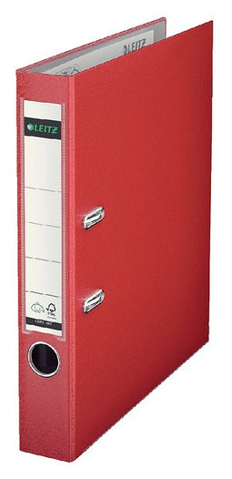 Leitz - Ordner leitz a4 50mm pp rood | 20 stuks