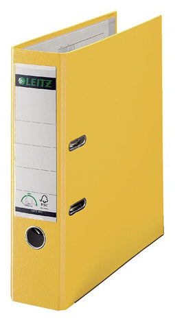 Leitz - Ordner leitz a4 80mm pp geel | 20 stuks