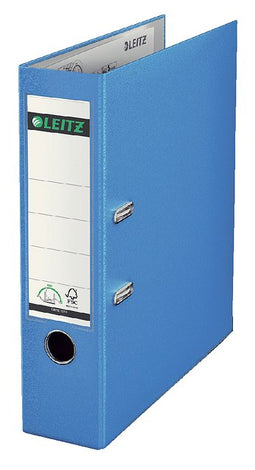 Leitz - Ordner leitz a4 80mm pp lichtblauw | 20 stuks