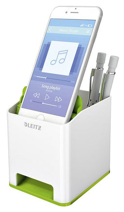 Leitz - Pennenhouder leitz wow wit/groen | 4 stuks