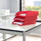 Leitz Plus Duurzame A4 Brievenbak (5 Stuks) - Rood