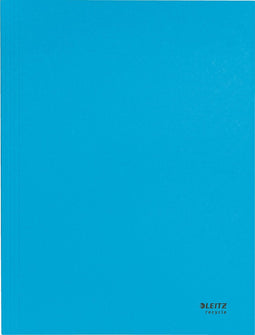 Leitz Recycle Kartonnen 3-Klepsmap A4 - 100% Gerecycled Karton - Blauw