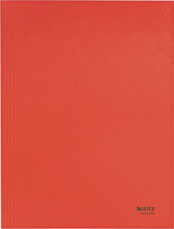 Leitz Recycle Kartonnen 3-Klepsmap A4 - 100% Gerecycled Karton - Rood