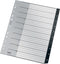 Leitz Recycle Tabbladen PP A4 - Extra Breed - 1-10 Numerieke Tabbladen - Zwart