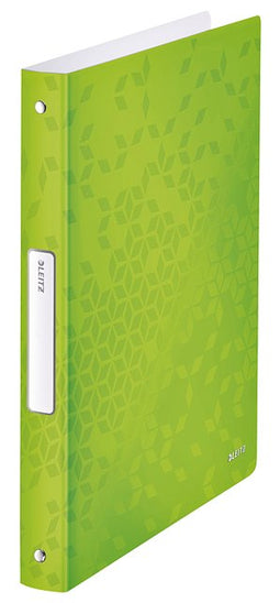 Leitz - Ringband leitz wow a4 4r o-mech 25mm pp groen | 10 stuks