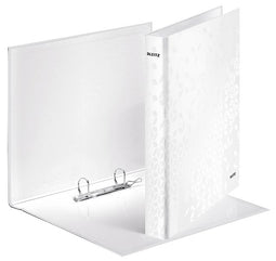 Leitz - Ringband leitz wow a4 2-rings d-mech 25mm karton wit | 10 stuks
