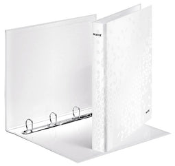 Leitz - Ringband leitz wow a4 4-rings d-mech 25mm karton wit | 10 stuks