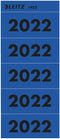 Leitz - Rugetiket leitz 2022 blauw | 50 stuks