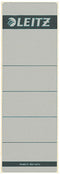 Leitz - Rugetiket leitz breed/kort 62x192mm zelfklevend grijs | 10 stuks