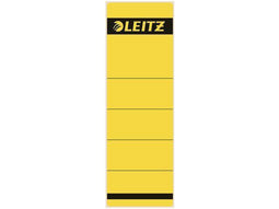 Leitz rugetiketten formaat 61 x 191 cm geel