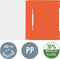 Leitz Snelhechter A4 - 30% pre-consumer gerecycled plastic - 25 stuks - Oranje
