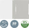 Leitz Snelhechter A4 - 30% pre-consumer gerecycled plastic - 25 stuks - Grijs