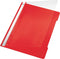 Leitz Snelhechter A4 - 30% pre-consumer gerecycled plastic - 25 stuks - Rood