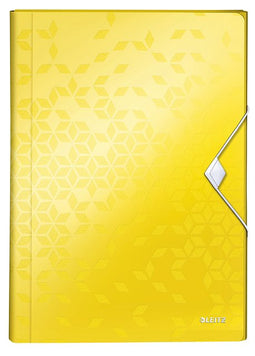 Leitz - Sorteermap leitz wow 6 tabbladen pp geel | 5 stuks