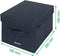 Leitz stoffen opbergdoos, small, grijs, set van 2 stuks