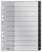 Leitz - Tabblad leitz recycle a4 1-10 extra breed pp | 3000 stuks