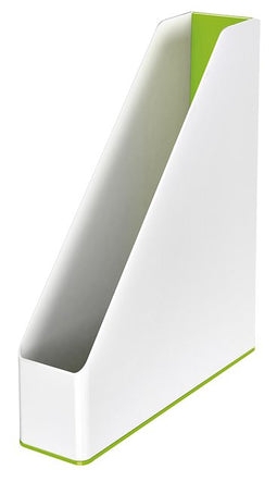 Leitz - Tijdschriftcassette leitz wow wit/groen | 4 stuks