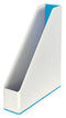 Leitz - Tijdschriftcassette leitz wow wit/blauw | 4 stuks