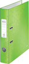 Leitz WOW 180° Duurzame Ordner - Capaciteit van 350 A4-Vel - Rugbreedte van 50 mm - Groen