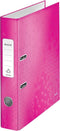 Leitz WOW 180° Duurzame Ordner - Capaciteit van 350 A4-Vel - Rugbreedte van 50 mm - Roze