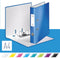 Leitz WOW 180° Duurzame Ordner - Capaciteit van 350 A4-Vel - Rugbreedte van 50 mm - Blauw