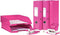 Leitz WOW 180° Duurzame Ordner - Capaciteit van 600 A4-Vel - 80mm - Roze