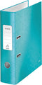 Leitz WOW 180° Duurzame Ordner - Capaciteit van 600 A4-Vel - Rugbreedte van 80mm - IJsblauw