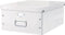 Leitz WOW Click & Store Grote Opbergdoos - 85% Gerecycled Karton - Voor A3 Formaten - 36.9 x 48.2 cm (BxD) - Wit