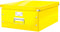 Leitz WOW Click & Store Grote Opbergdoos - 85% Gerecycled Karton - Voor A3 Formaten - 36.9 x 48.2 cm (BxD) - Geel