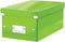 Leitz WOW Click & Store Kartonnen Opbergdoos - 84% Gerecycled Karton - 21 x 15 x 35.2 cm (BxHXD) - Ideaal voor Thuiswerkplek - Groen