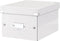 Leitz WOW Click & Store Kleine Opbergdoos - 84% Gerecycled Karton - 22 x 28.2 cm (BxHxD) - voor A5 Formaten - Wit