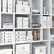 Leitz Wow Click & Store Ladekast Met 4 Laden - 81% Gerecycled Karton - Voor A4 Formaten - Ruimtebesparende Opberger - Wit