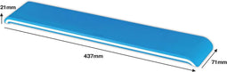 Leitz WOW Ergo Ergonomische Verstelbare Polssteun voor Toetsenbord - Blauw