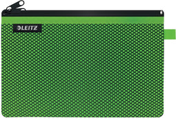 Leitz WOW etui met twee vakken maat L Groen