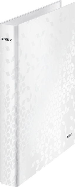 Leitz Wow Gelamineerde Ringband - 4-rings - Rugbreedte van 40mm - Wit