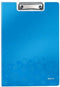 Leitz WOW Kunststof A4 Klembord met Omslag en Insteekhoes - Capaciteit tot 75 Vel - Blauw