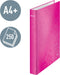 Leitz Wow Ringband A4 - 2-rings - Rugbreedte van 40mm met 2 D-ringen - Roze