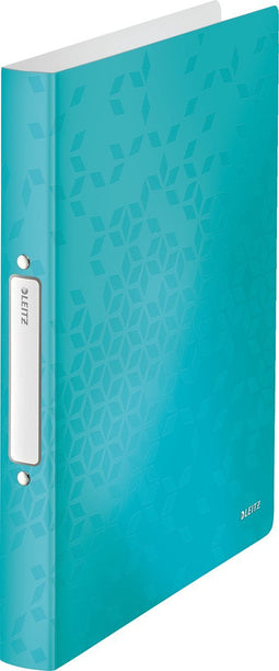 Leitz Wow Ringband Soepel A4 - 2-Rings voor 190 Vel - Rugbreedte van 32mm - IJsblauw