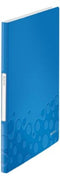 Leitz WOW showalbum, ft A4, blauw, 20 tassen