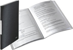 Leitz WOW Showmap / Presentatiemap 40 tassen Satijnzwart - 10 stuks