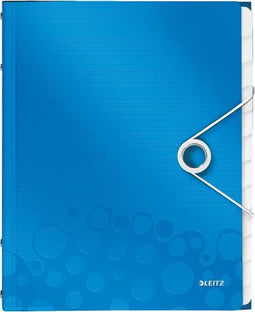 Leitz WOW Sorteermap Kunststof - A4 - 12-tabs - Blauw